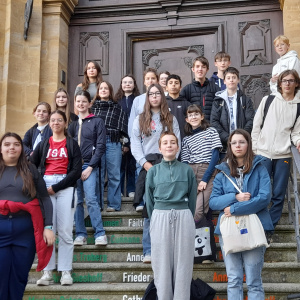 Les ambassadeurs devant la Villa Concordia (jeudi 17/10)