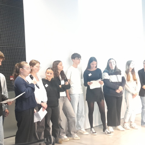 Les 20 ambassadeurs sur la scène