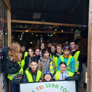 Visite de la recyclerie « Le tri sera top » de Saint Thual
