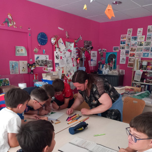 Atelier artistique au CDI
