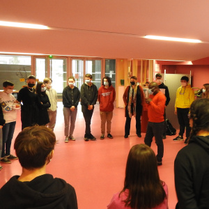 Exercices dans le hall