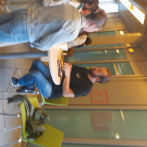 Gaspard en dédicace